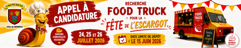 Appel à CANDIDATURES FOOD TRUCK